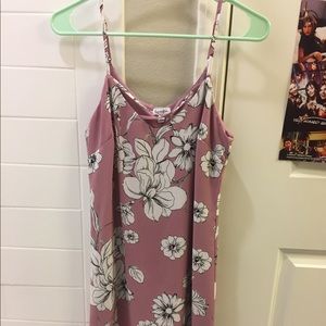 francesca's collection floral dress